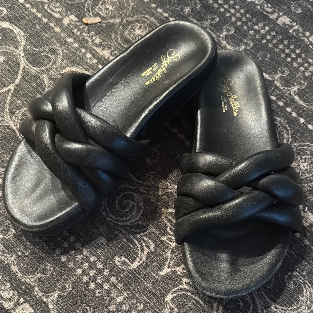 Seychelles Black Sandals Elegant Footwear